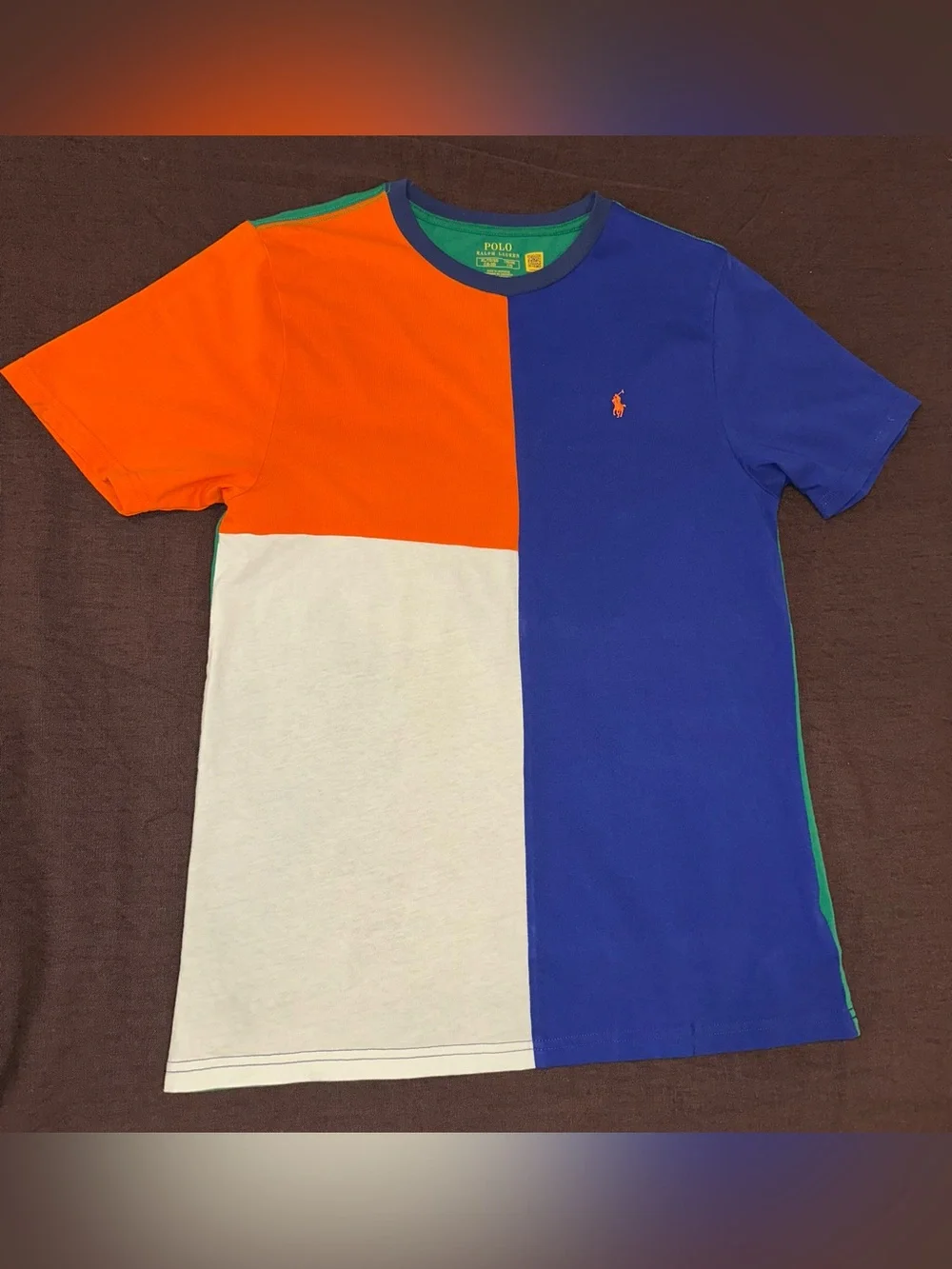 Ralph Lauren Boys Colorblock Tee